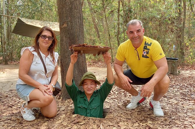 From Ho Chi Minh: Cu Chi Tunnels Half-Day History Tour with Guide - Steamed tapioca and tea show the everyday side