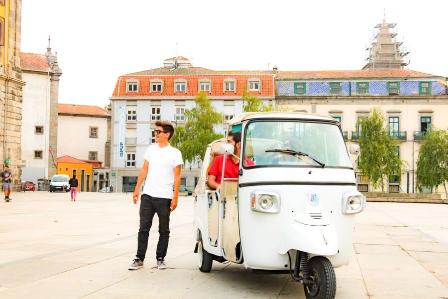 From Leixões: Private Porto Historic Center Tuk Tuk Tour - From Matosinhos beaches to Foz and the Douro