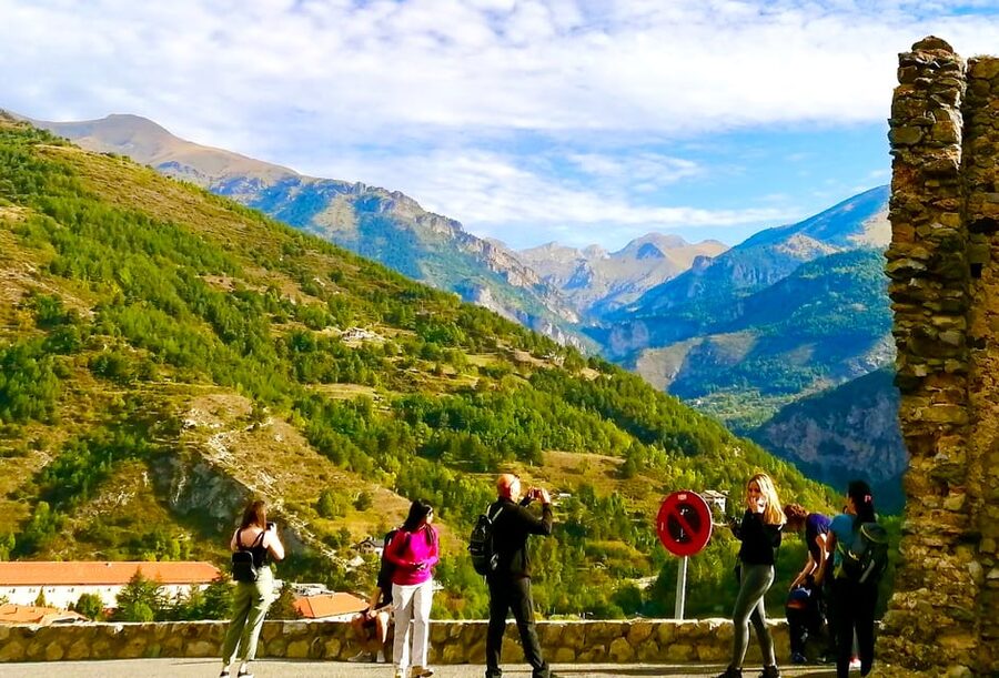 From Nice: Historic Train Ride & Alps Villages - The medieval village, cathedral, and hilltop castle