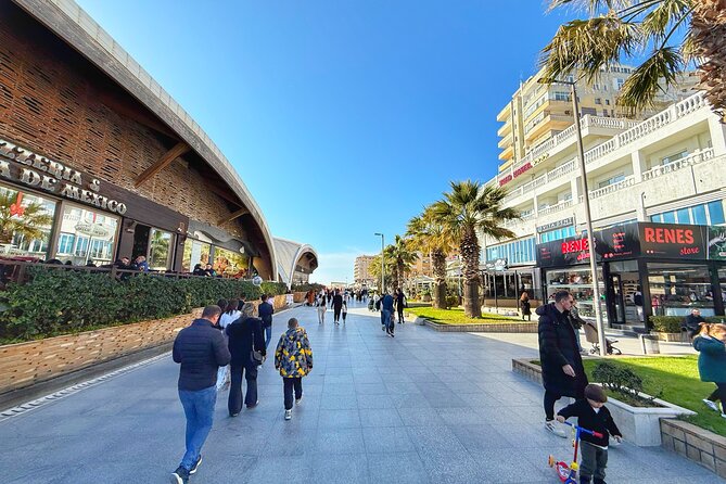 From Tirana: Durres city & Golem beach, Sun & History Day Trip - The Roman amphitheater in 35 minutes