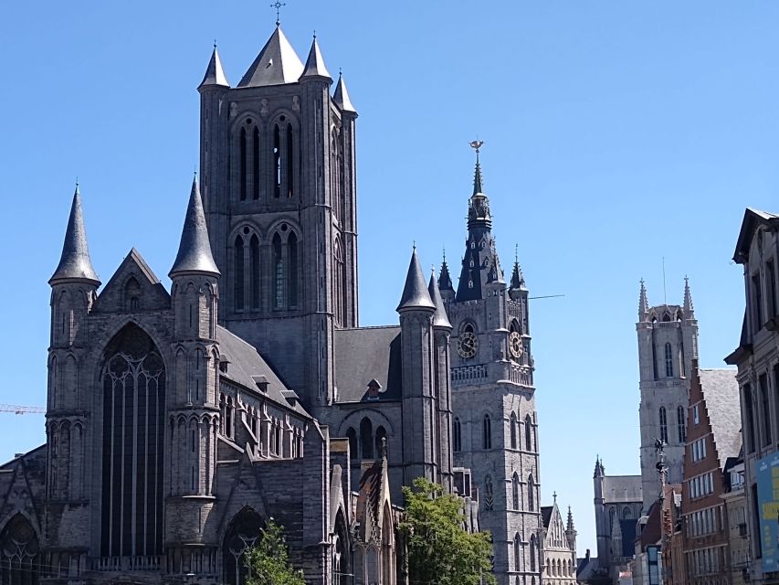 Ghent: Private Tour in Historical Center - Saint Michael’s Bridge and the three-tower view