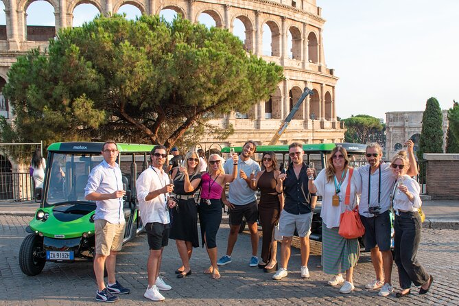 Golf Cart Tour Rome: Glide By Ancient Wonders & Hidden Gems - A small group makes the ride more personal