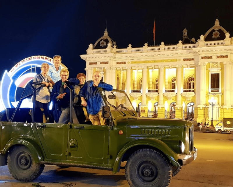 Hanoi: Historic Jeep Tour - Food stops: egg coffee, pho, bun cha, and vegetarian choices