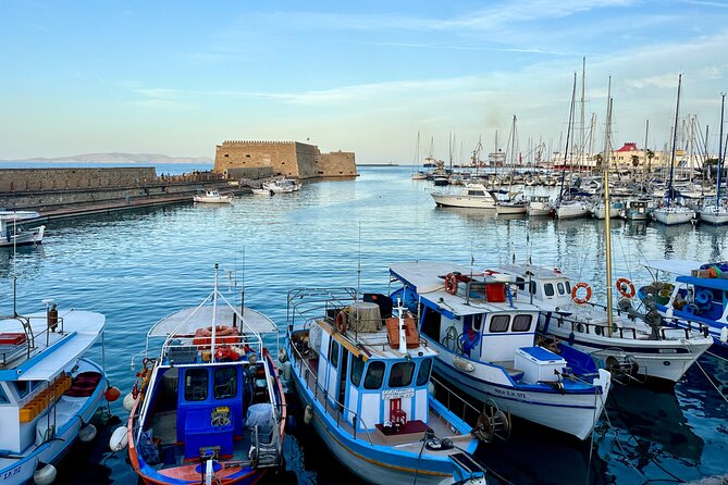 Heraklion Highlights: Knossos, Museum & Historic City Drive - Venetian walls and the tomb of Nikos Kazantzakis