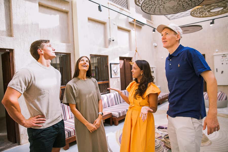 Historic Forts, Boats and Pearls of Old Dubai Walking Tour - Heritage houses and Al Fahidi Fort