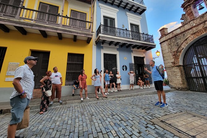 Historic Old San Juan Sunset Walking Tour - Plaza Colón sets the historical frame
