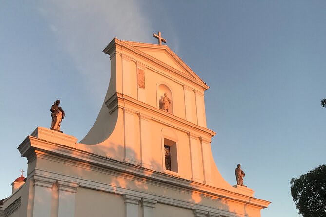 Historic Old San Juan Sunset Walking Tour - San Juan Bautista cathedral adds a quiet pause