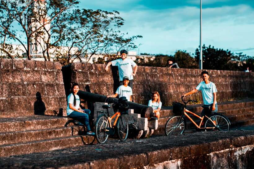 Intramuros, Manila: Historical Bamboo Bike Tour - San Agustin Church and the Final Refreshment