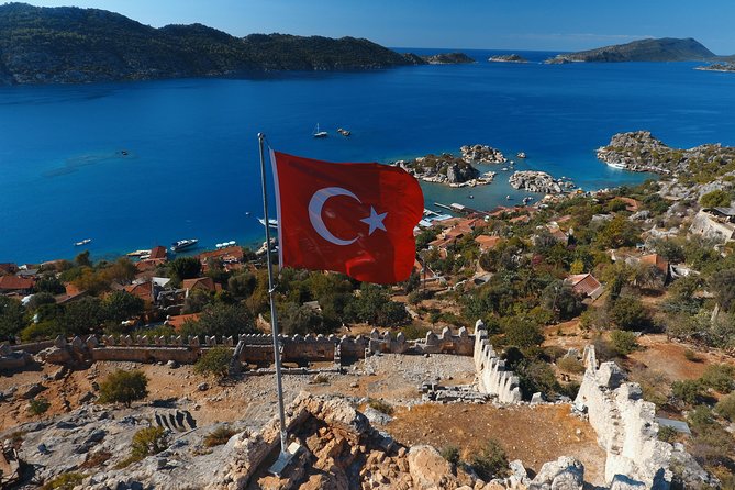 Kas: Kekova Island Sunken City & Historical Sites Boat Tour - Simena Castle rewards the climb