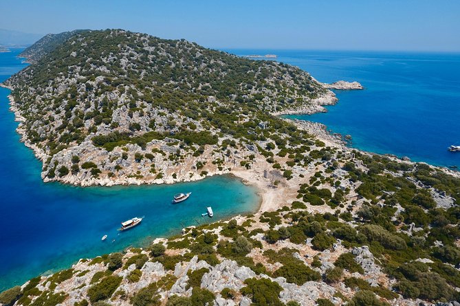 Kas: Kekova Island Sunken City & Historical Sites Boat Tour - Tersane Bay is made for a long swim