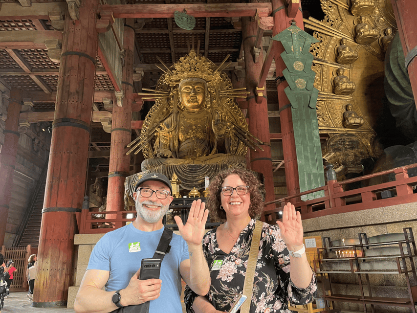 Kyoto: Nara & Traditional Matcha Experience Bus Tour - Nara Park and the deer encounter