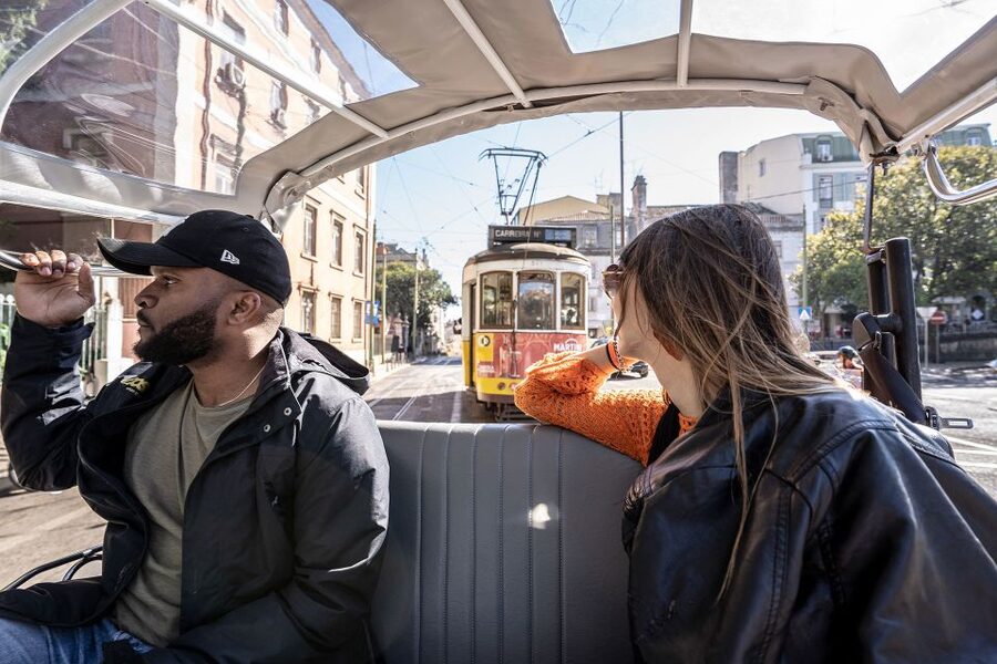 Lisbon: Guided Tuk-Tuk Tour Along the Historic Tram Line 28 - Nossa Senhora do Monte delivers the big view