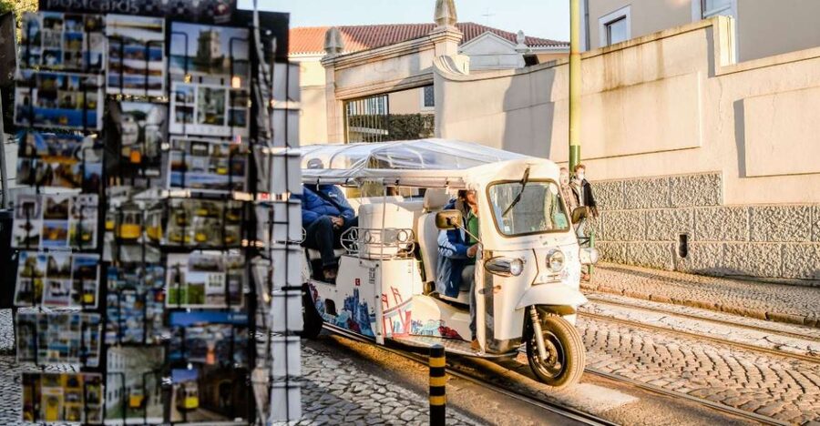 Lisbon: Private Historic Tour by Eco Tuk Tuk - Senhora do Monte gives you the big Lisbon view