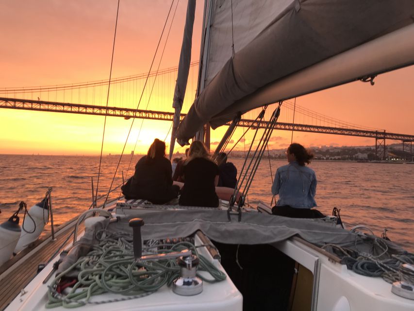 Lisbon Sunset Sailing – Small Group (max 10) Wine & History - The Monument to the Discoveries from the water