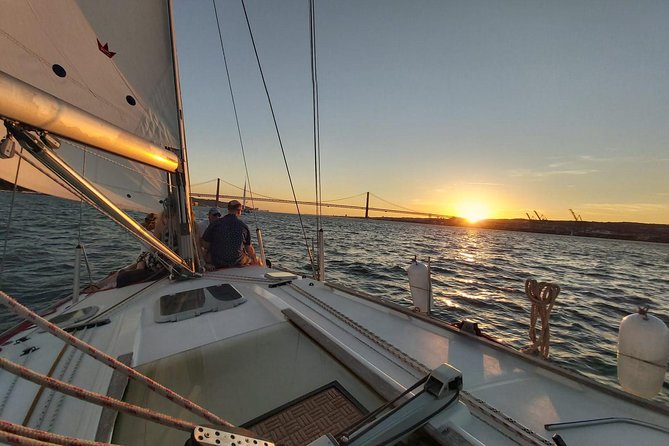 Lisbon Sunset Sailing with Portuguese Wine and History - The bridges, Bugio, and the wider river view