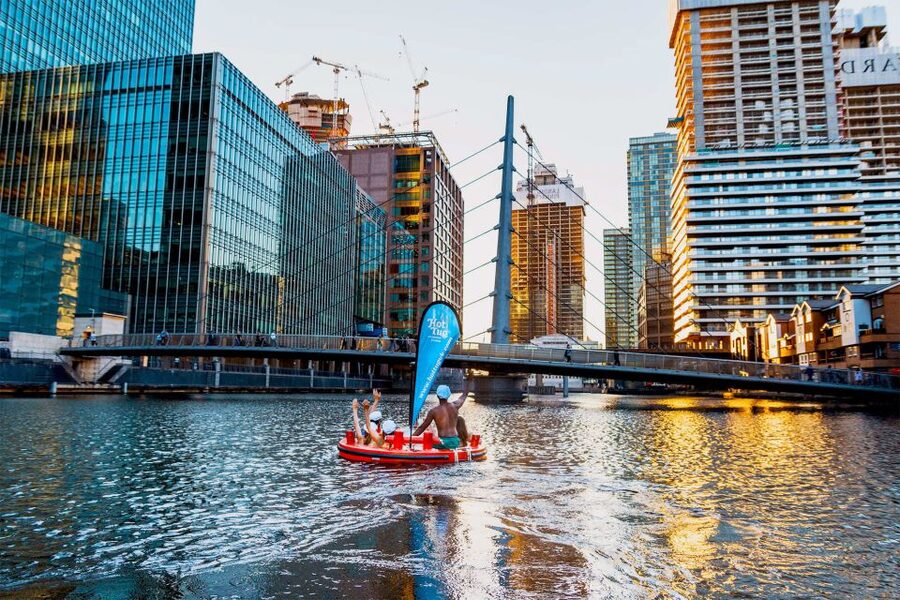 London: Hot Tub Boat Guided Historical Docklands Cruise - Is $60 a fair price?