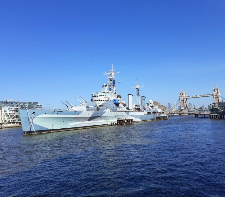 London: Medieval History Walking Tour from The Tower - HMS Belfast and London’s modern military story