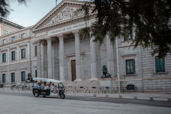 Madrid Historical Tour with Local Guide in Eco Tuk Tuk Private - The Prado area and San Jerónimo el Real