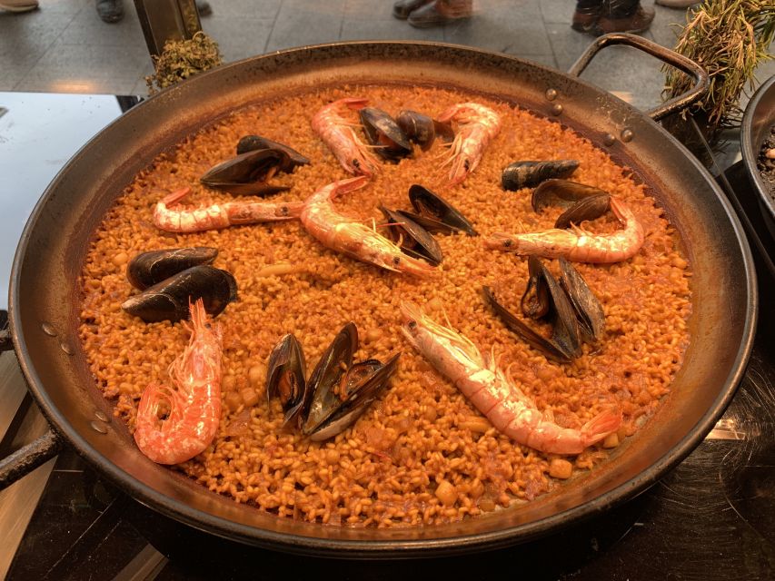 Madrid: History of Tapas Walking Tour and Tasting - San Miguel Market: useful, central, and sometimes crowded