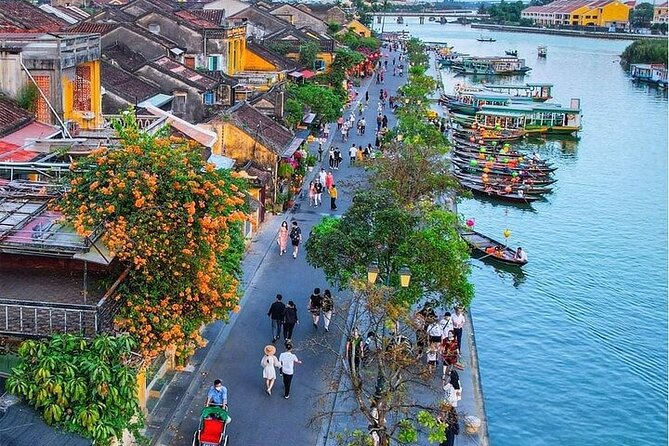 Marble Mountain - Hoi An Ancient Town Sunset Private Tour - Two hours among Marble Mountain’s caves and pagodas