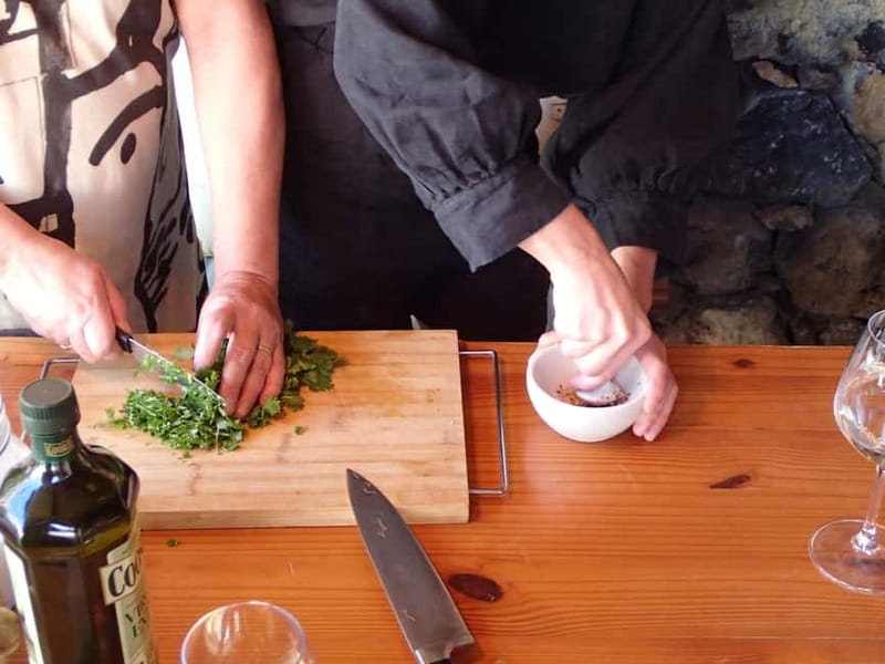 Mojo Workshop Cooking Class in Ancient Canarian Village - Stories about food, farming, and island life