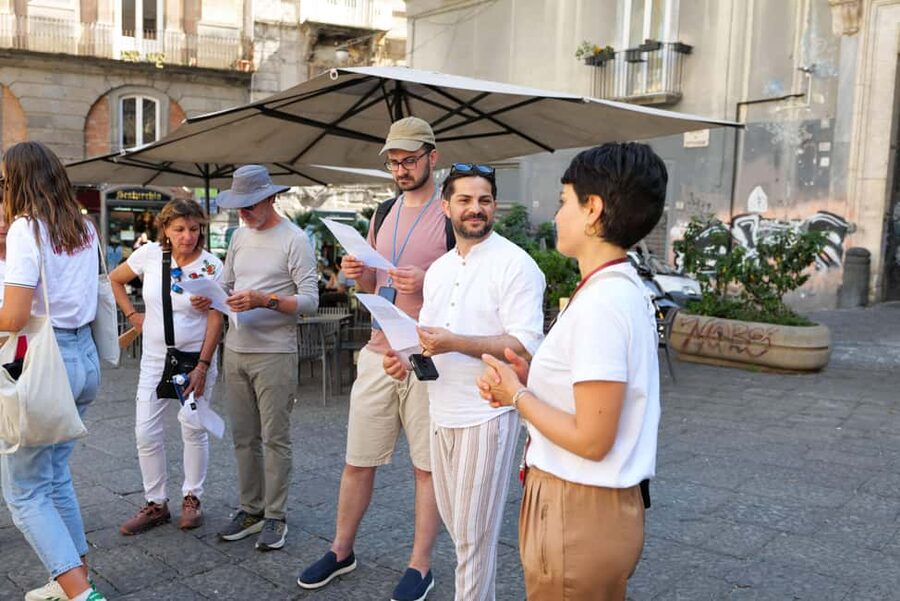 Naples: Historic Center and Sansevero Chapel Walking Tour - Piazza San Gaetano and the lane of San Gregorio Armeno