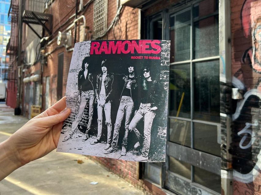 New York: Rock and Roll History and Culture Walking Tour - Album covers brought back to street level