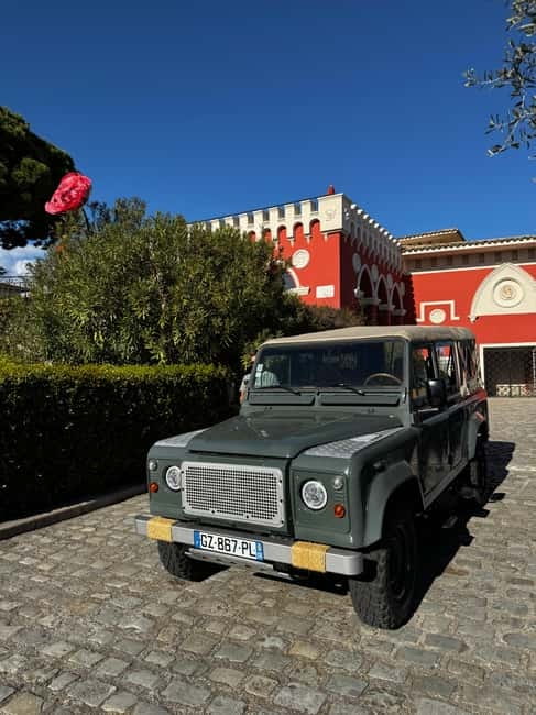 Nice : Wine Tasting at a Historic Château in a Land Rover ! - Who Will Enjoy This Most?