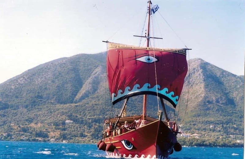 Nydri: Sailing Through History. Daily Cruise with Beach BBQ - A full Ionian day aboard Odysseia