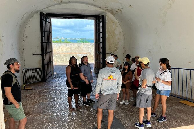 Old San Juan Historical Walk, Shopping, and Dining w/ Transport - Passing through the old city gate