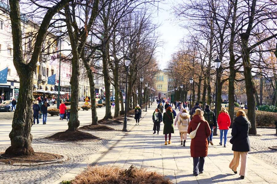 Oslo: Small Group History, Art & Secrets Tour - Bank Square and the financial side of Oslo