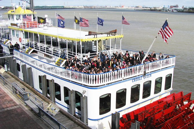 Paddlewheeler Creole Queen Historic Mississippi River Cruise - Food, drinks, and the Creole lunch choice