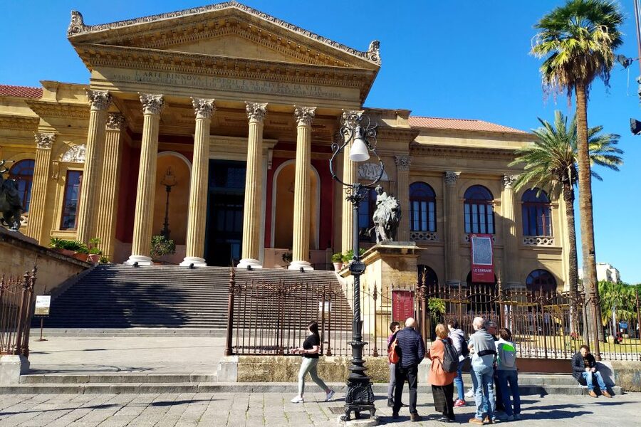 Palermo: Walking Tour of Historic Markets and Monuments - Teatro Massimo and the city’s ghost stories