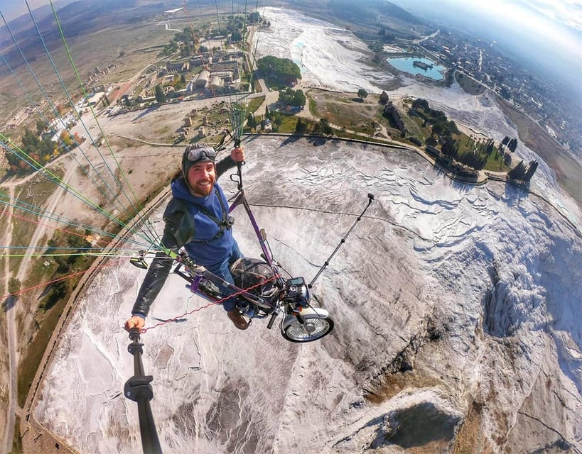 Pamukkale: Tandem Paragliding with Ancient Hierapolis Views - Photos, videos, and the extra cost