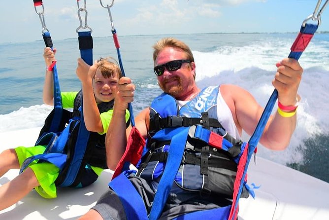 Parasailing over the Historic Key West Seaport - Who will enjoy this most?