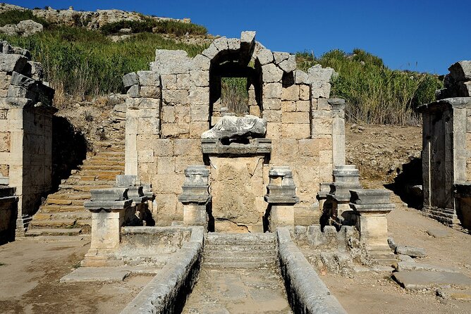 Perge Aspendos Side the Historical sites of Antalya - Perge begins the day with wide Roman avenues