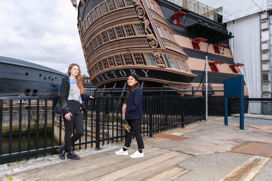 Portsmouth: Historic Dockyard Ultimate Explorer Ticket - HMS M.33 and the Royal Navy museum