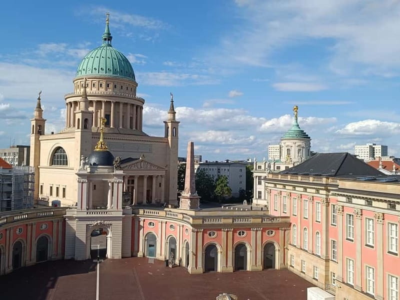 POTSDAM: Old historical town, a walk with a certified guide - Starting beside the Fortunaportal