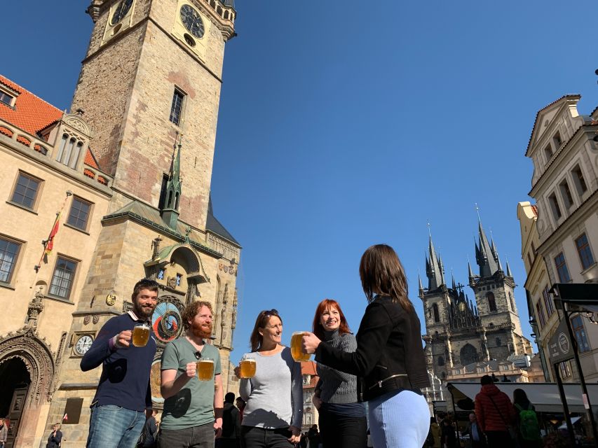 Prague: Historic Pubs Tour with Drinks - Wenceslas Square and the first taste of Prague