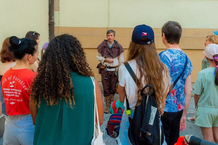 Prague: Plague Doctor Old Town History Walking Tour - Na Františku Hospital and the human cost