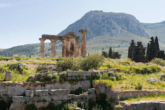 Private Biblical Tour Ancient Corinth & Isthmus Canal from Athens - Acrocorinth: fortress walls, springs, and huge views