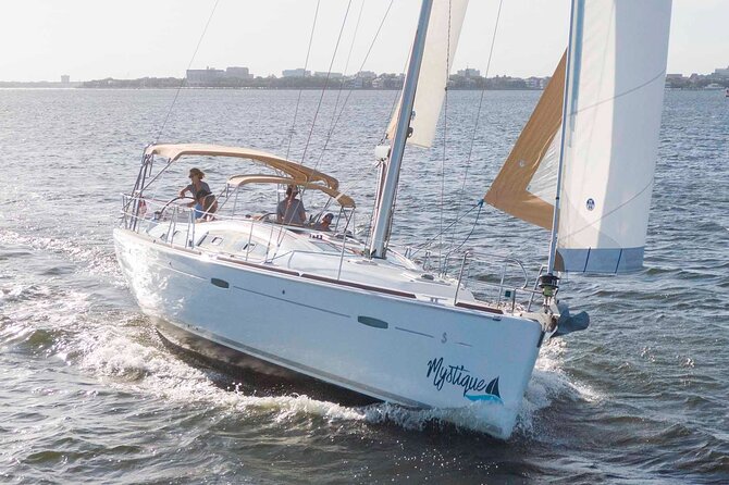 Private Morning Sail, Dolphin and History Tour on Mystique - The Charleston Battery and waterfront homes