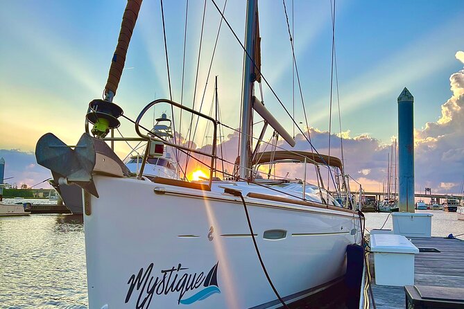Private Sunset Sail BYOB Dolphin/History Tours on 43ft Mystique - What the crew adds to the experience