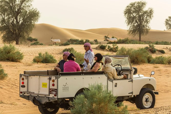 Private Vintage Land Rover Heritage Desert Safari- 4 Course Dinner & Activities - Hotel pickup sets the afternoon pace