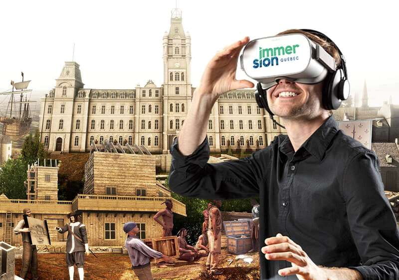 Quebec City's History in Virtual Reality - How the virtual reality presentation works