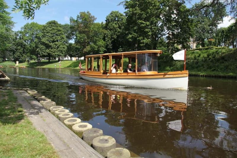 Riga: Canal & Daugava Cruise on a Historic Wooden Boat - From the National Opera to Central Market