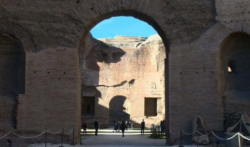 Rome: Ancient Baths of Caracalla Ticket & Audio Guide - Following the 17 audio-guide stops