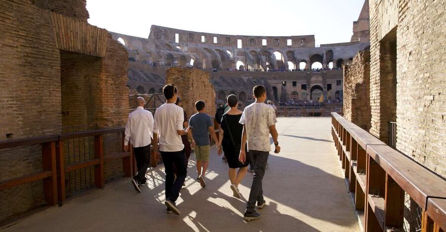 Rome: Colosseum Arena Private Tour with Ancient City - Inside the Colosseum, look beyond the famous façade