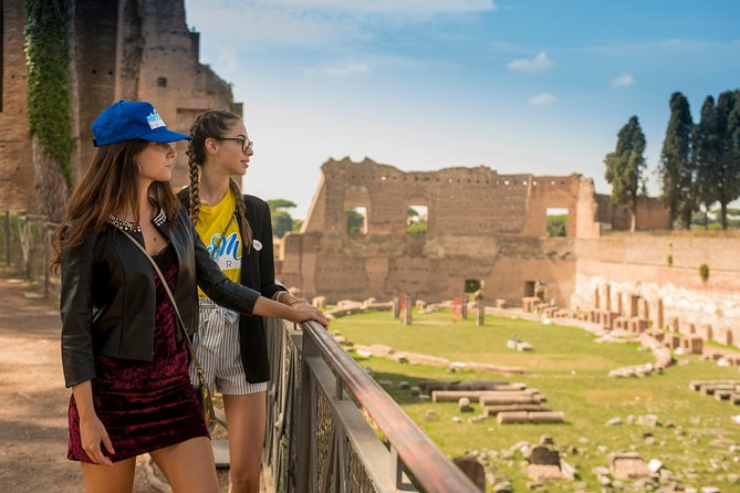Rome: Colosseum Arena, Roman Forum & Palatine Hill Tour - Walking up Palatine Hill for the city views