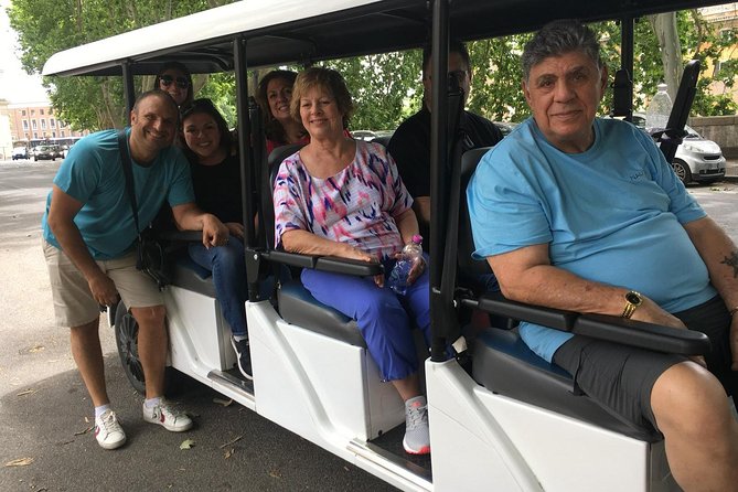 Rome in Golf Cart 4 Hours History & have Fun - What the $202.51 price gets you
